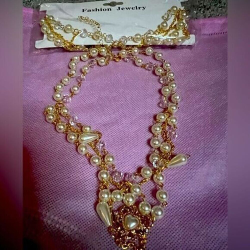 Victorian Gold Plated necklace